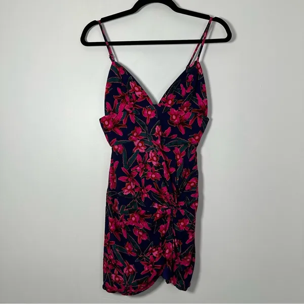 Revolve NBD Strappy Floral Bunched Mini Dress XS - Image 2