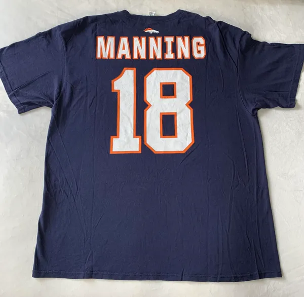 Denver Broncos Manning BLUE T - Image 2