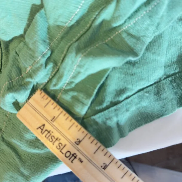 500 |‎ Urban Outfitters Boho Linen Blend Tie Shoulder Romper Green Womens S - Image 4