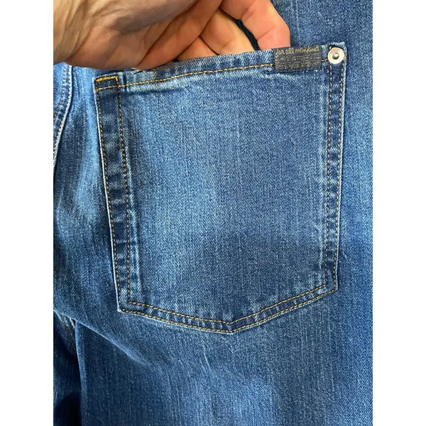 7 For All Mankind Women's Size 34 Ultra High Rise Dojo Jeans Flare Denim NWT - Image 6