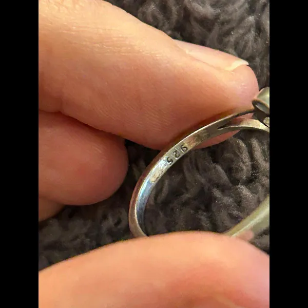 Ring band 925 sterling silver size 8.5 g36 - Image 5