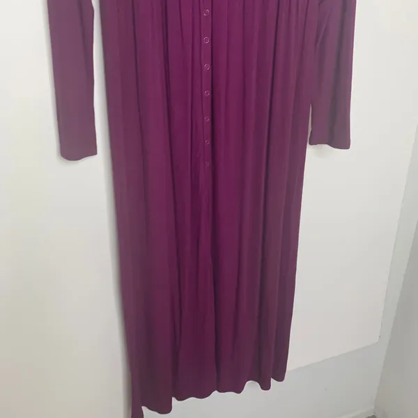 Hatch The Softest Rib Nursing Purple Maternity Nursing Dress Size 3 or Large - Image 10