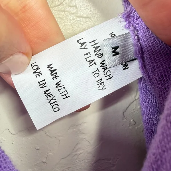 Jen's Pirate Booty Lilac Purple Cotton Shorecrest Gauze Smocked Flowy Maxi Dress - Image 9
