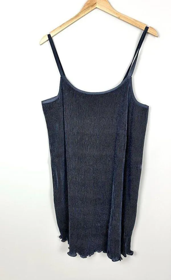 NWT City Chic Zaneta Chamise Mini Slip Dress in Indigo Blue Size 18 - Image 4