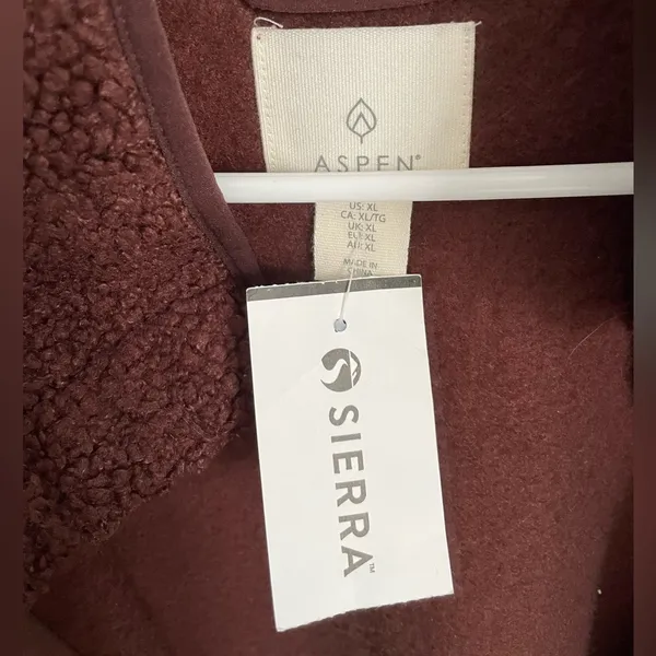 long fleece Brown Size XL - Image 3