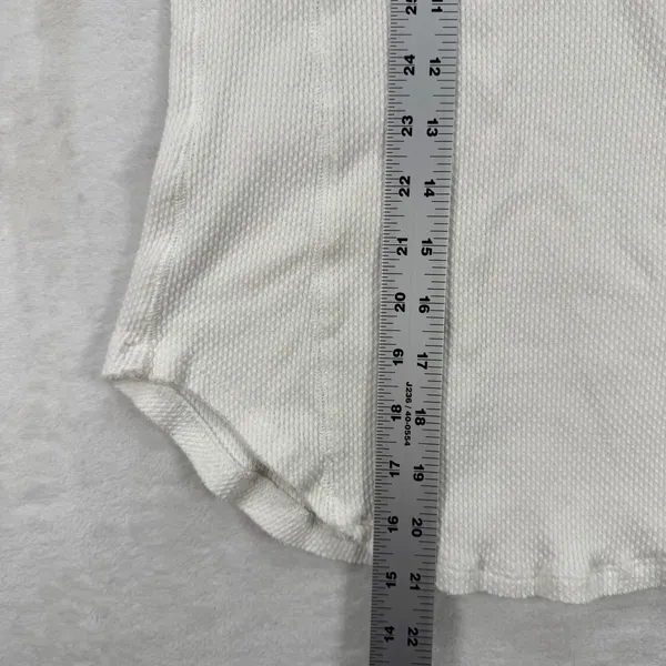 We The Free Thermal Top Paisley Cuff Long Sleeve Shirt Casual White Size S‎ READ - Image 5