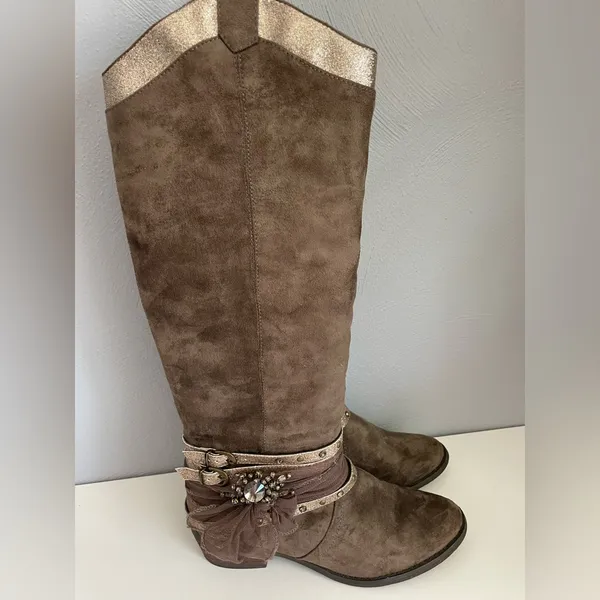 Boho Festival Indie Not Rated Midnight Dream Knee High Boots - Image 3