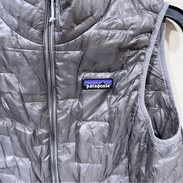 Patagonia Women's Nano Puff Insulated Vest grey size medium EUC - Image 7