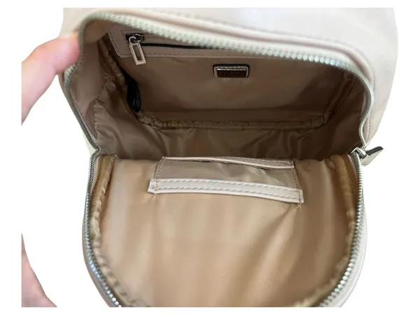 GUESS Quilted Blush Pink Mini Backpack - Image 4