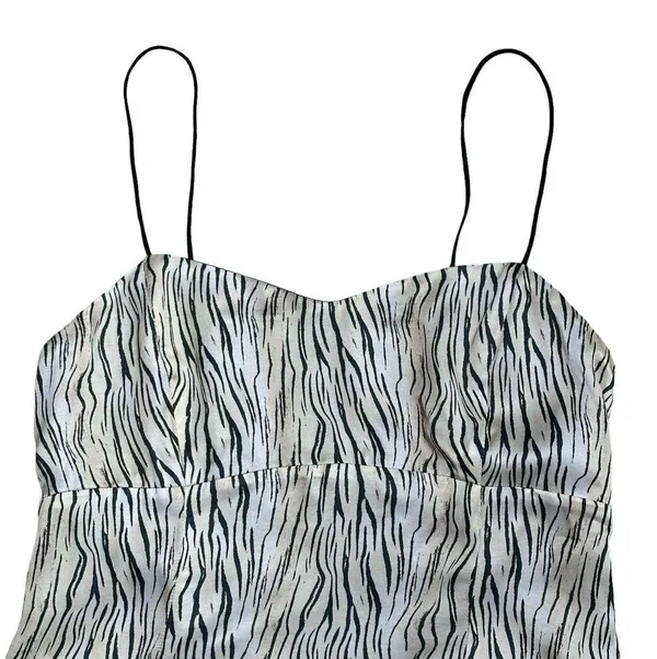 For Love & Lemons Tan Animal Print Mini Dress US L - Image 3