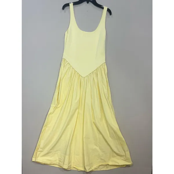 Ronny Kobo Mixed Media yells Midi Dress Medium - Image 6