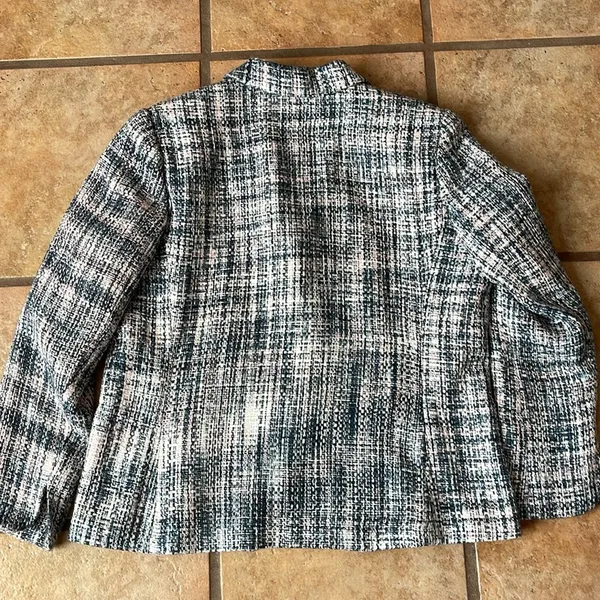 Reflections tweed blazer size 14 Pink - Image 11