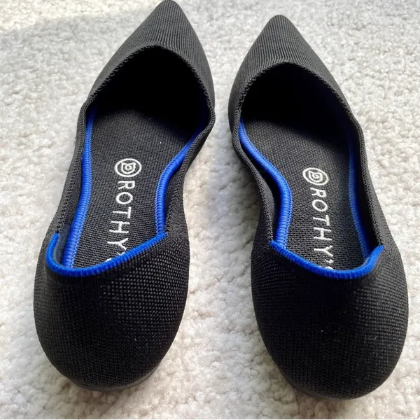 Rothy’s The Point Flat In Black - Image 4