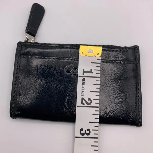 COACH Black Coin Purse Cardholder Wallet - Image 6