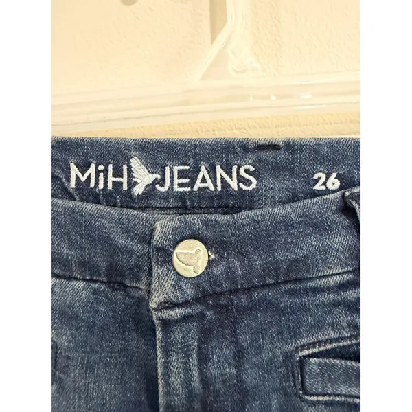 MiH Jeans The Marrakesh Mid Rise Kick Flare Jeans Winger Wash Blue Size 26 - Image 3
