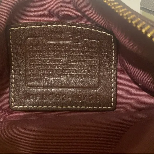 Coach Patchwork Brown Leather Suede Duffel Shoulder Bag Crossbody Purse Handbag - Image 7
