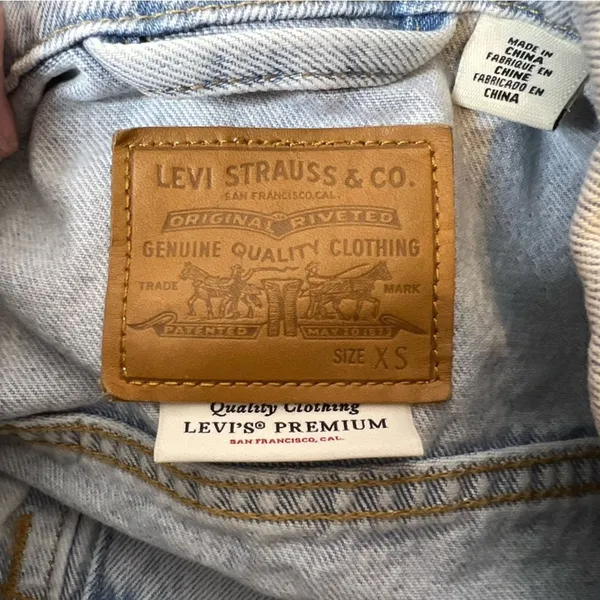 Levi’s premium Two-Tone Denim‎ Jacket sz XS - Image 5
