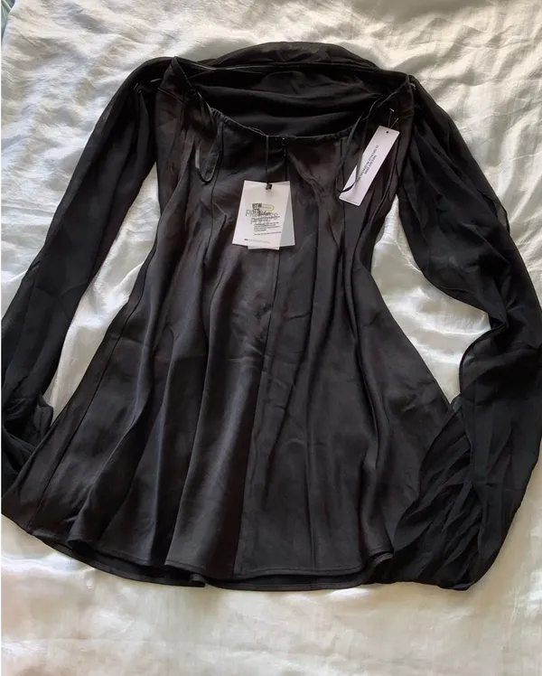 Princess Polly Adoration Mini Dress Black - Image 4