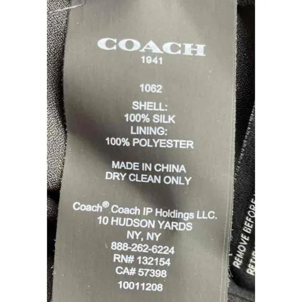 Coach Tiered Snap Aline Midi Skirt Sz.0 Stretch Waist - Dots Black Multicolor - Image 9