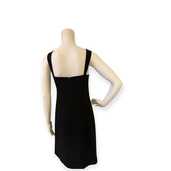 Ann Taylor Classic Elegant Black Sleeveless Dress - Image 2