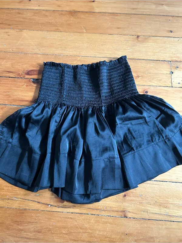 Natural Life Black Daisy Athletic Skirt xs - Image 2