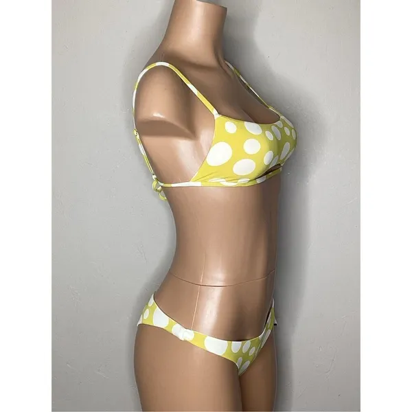 Anthropologie New. WET L.A. polka dot bikini. Small. Retails $166 - Image 3