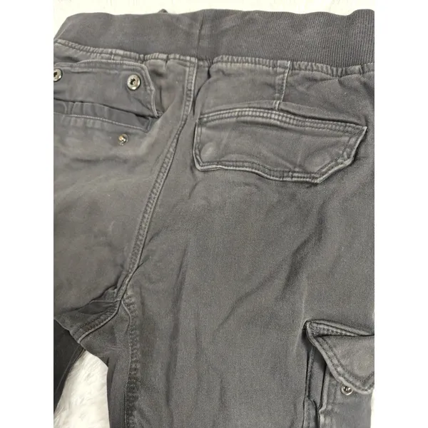 Womens H&M Cargo Jogger Pants Black XS - Image 4