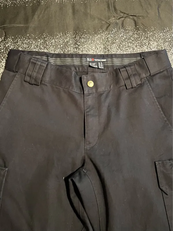 Womens sz10 5.11 Tactical Taclite Pro Work Pants w/built in knee pads-black - Image 8