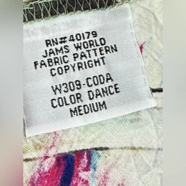Jams World Dress Color Dance Abstract Print 100% Rayon Sleeveless‎ Resort Wear M - Image 10