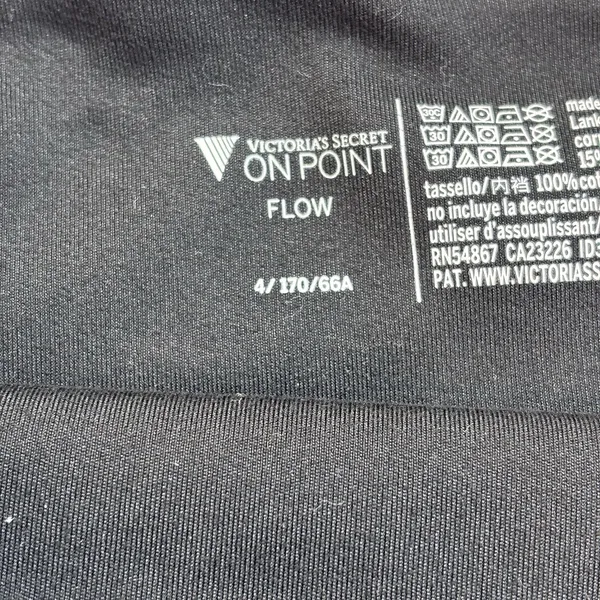 Victoria’s Secret Women's On Point Flow Black Bike Short Size 4 Activewear - Image 4