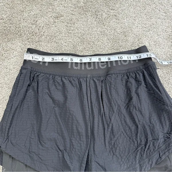 Lululemon Women’s Logo Waistband High-Rise Training Short 3” in Graphite Grey 8 - Image 13
