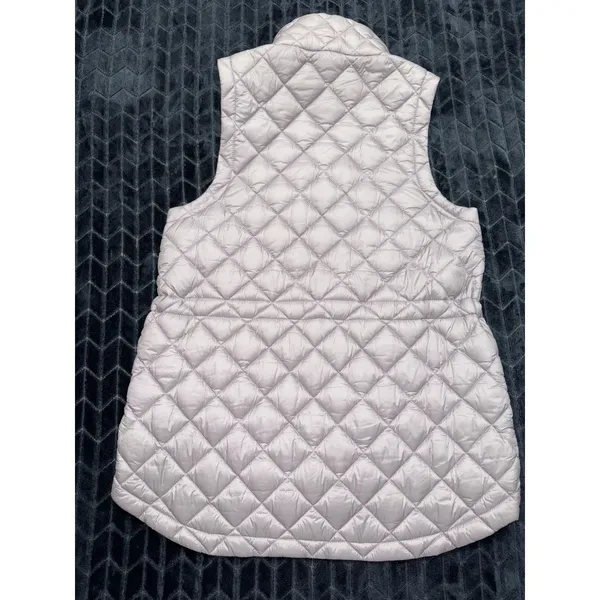 Athleta Women Light Pink Puffer Whisper Featherless Puffy Quilted Size Medium - Image 5