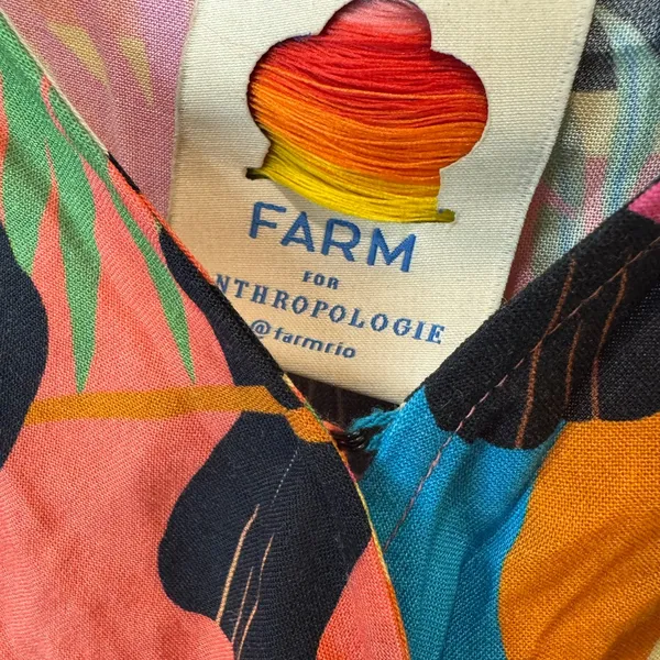Farm Rio Anthropologie Toucans Wrap Maxi Dress‎ Size XS - Image 7