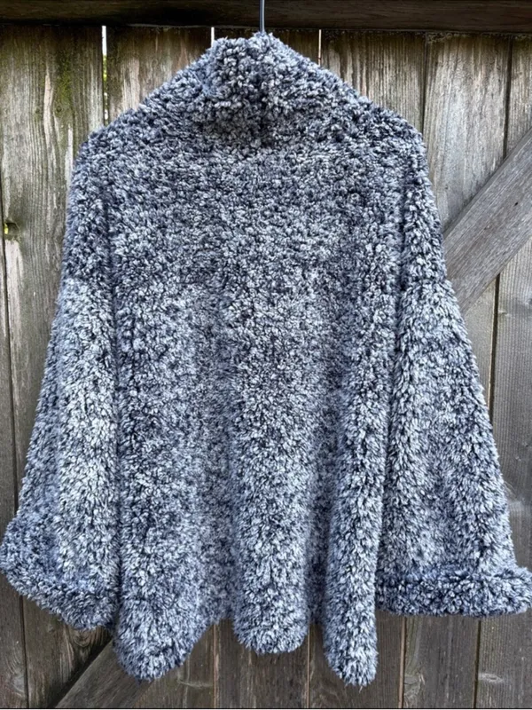 EUC Anthropologie Sunday In Brooklyn Sherpa Turtleneck Pullover Top Size Medium - Image 10