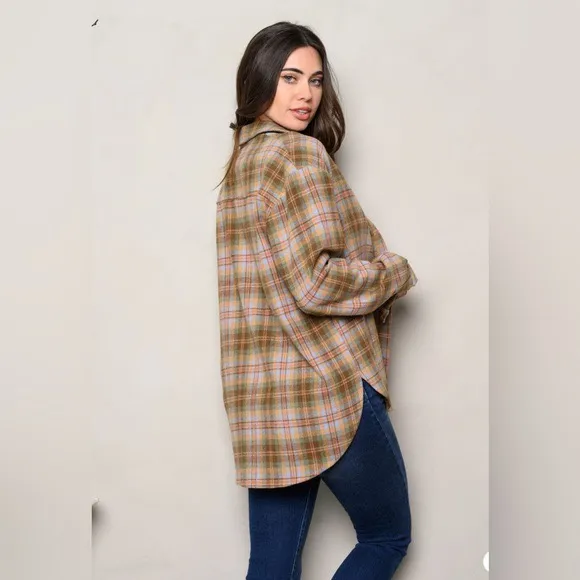 Vintage Oversized Flannel - Image 2