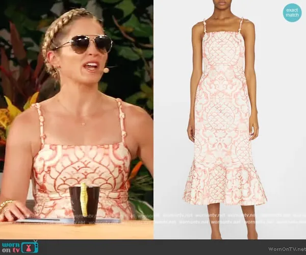 Alexis Pink Nolana Midi Dress - Image 6