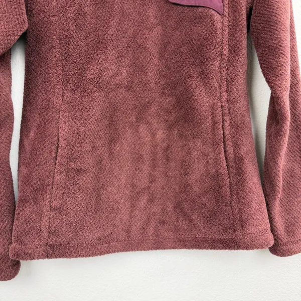 Patagonia Re-Tool Snap-T Pullover Women Small Burgundy 25443 Fleece Jacket - Image 3