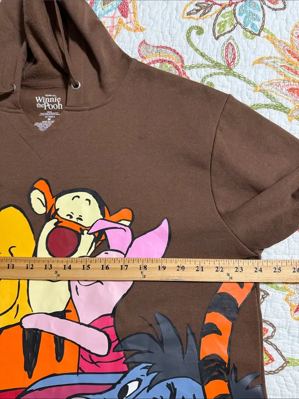 Disney Winnie the Pooh and friends size medium hooded sweatshirt - Image 4