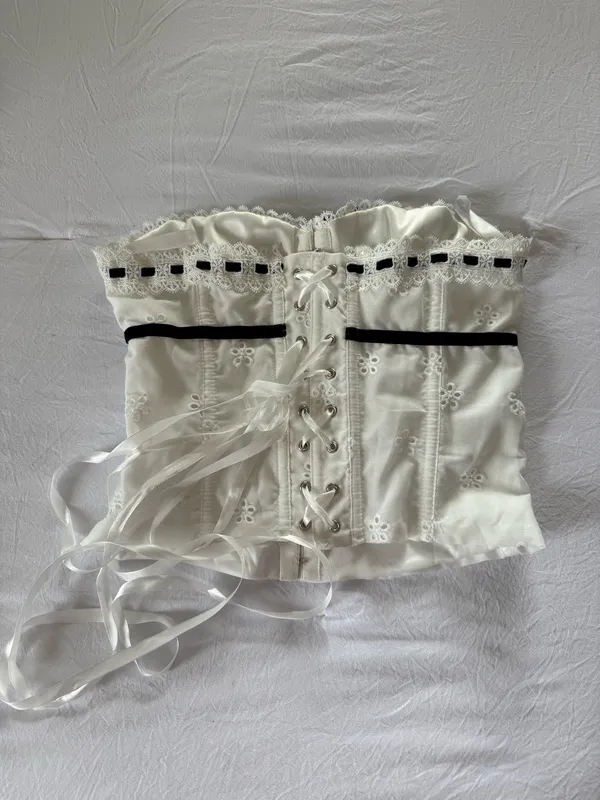 Corset Top White - Image 2