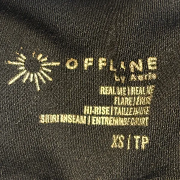 Aerie Black Flare Pants - Image 3
