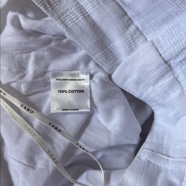 Sabo Skirt White Pants - Image 4