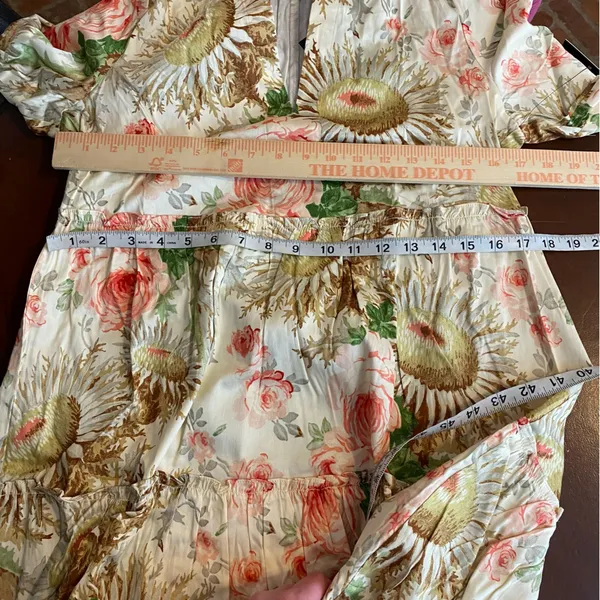Tuckernuck Sun Faded Floral Crawford Mini Dress‎ Size Small NWT NEW cotton vacay - Image 7