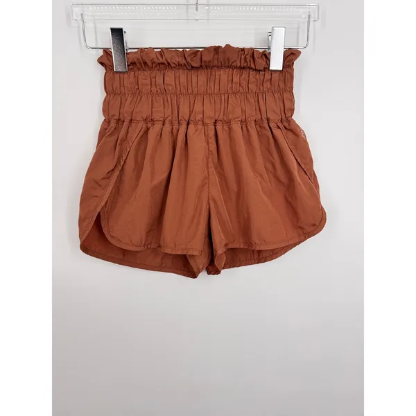 Free People Movement shorts women's XS The Way Home athletic gym yoga terracotta - Image 3