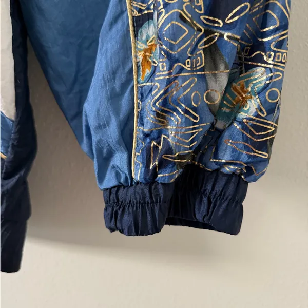 VINTAGE- Active Frontier 90’s Windbreaker Bomber Jacket Aztec size XL - Image 11