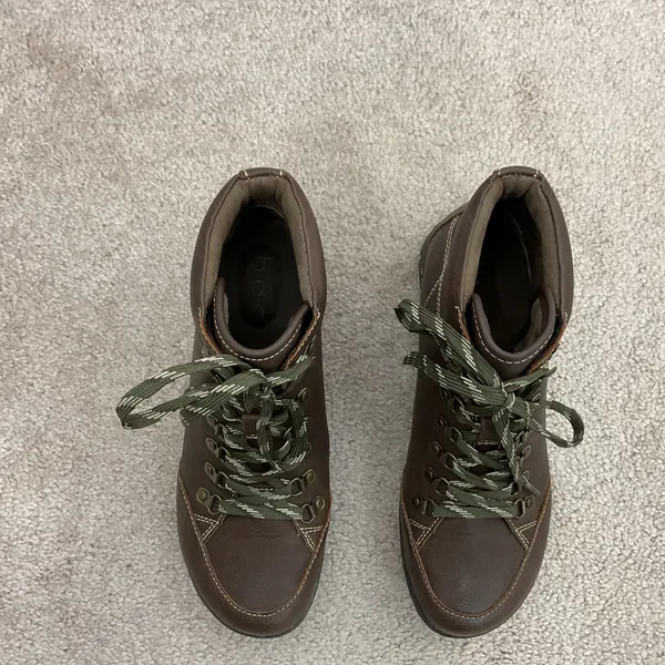 B.O.C Alyssa‎ Brown Removeable Footbed Ankle Boots Size 7.5M Women's - Image 3
