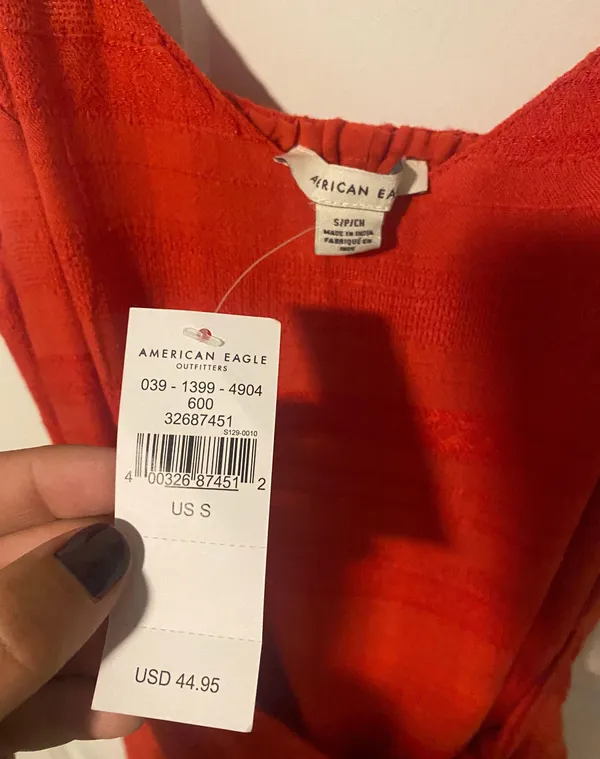 American Eagle Red  Outfitters Dress - Image 3