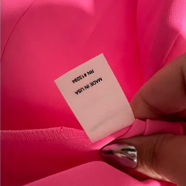Amanda Uprichard x Revolve Cherri Strapless Maxi Gown In Shocking Pink - Image 11