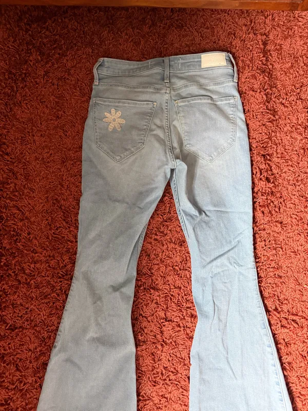 Hollister Flower printed bell bottoms - Image 3