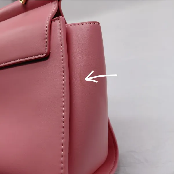 Womens Satchel Handbag Pink Quiet Luxury Coquette Office Chic Wedding Party - Image 6