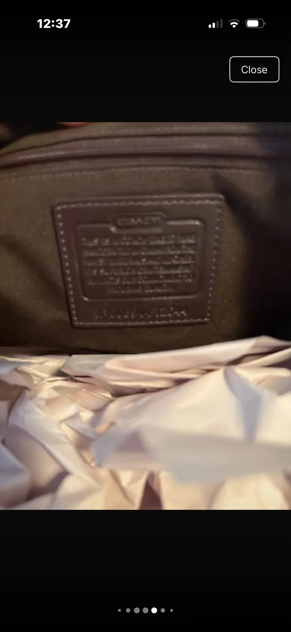 Vintage Coach Hampton Signature Y2K Bag - Image 8
